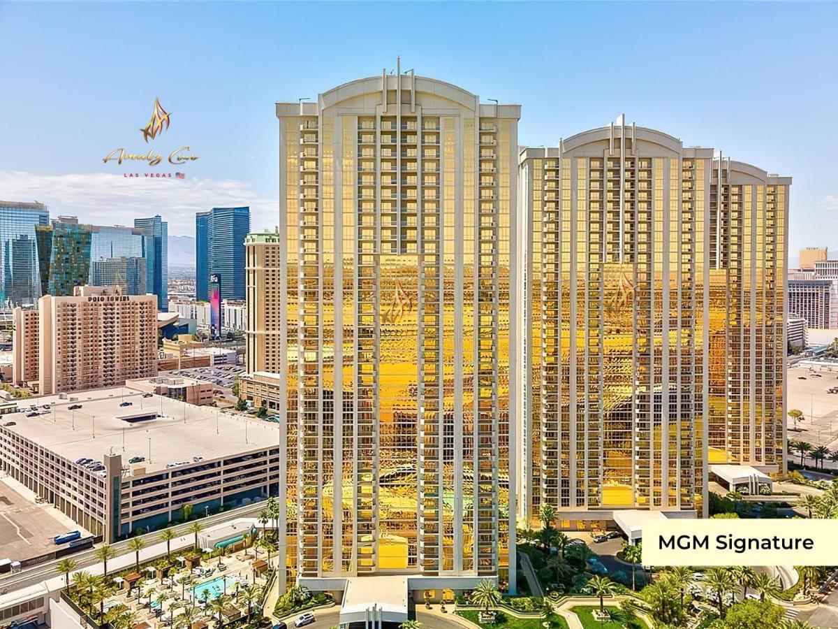 Amalz 1 Bedroom 2 Bathroom Balcony Suites At Mgm Signature ! ラスベガス エクステリア 写真